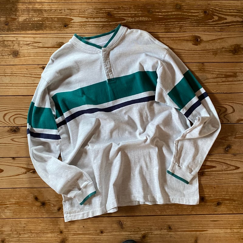 L.L.BEAN henry neck rugby shirtsM L.L.BEAN henry neck rugby shirtsM