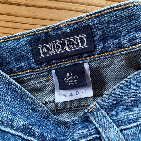 lands'end washed denim