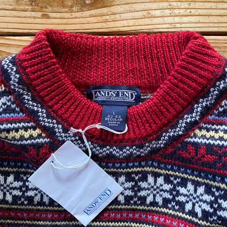 lands'end nordic sweater