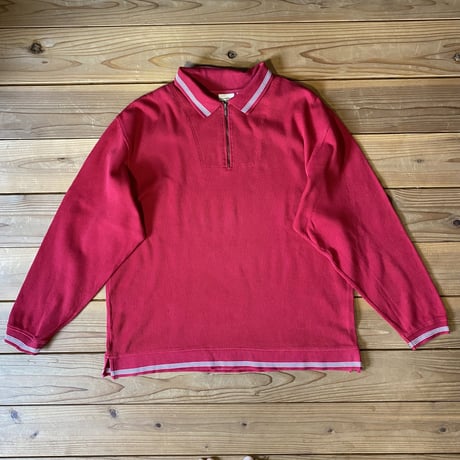 L.L.Bean zip polo shirt
