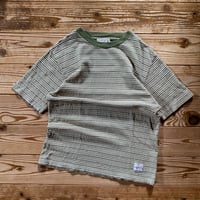woolrich jacquard striped tee