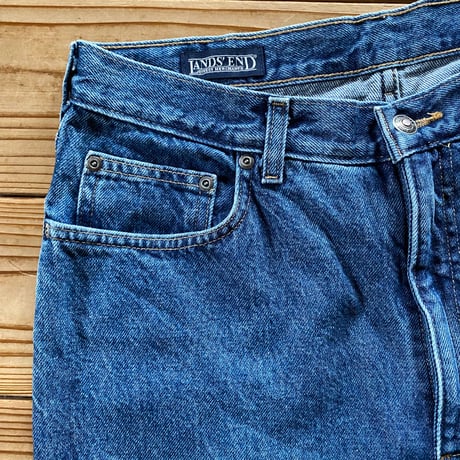lands'end washed denim