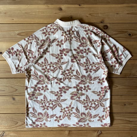 Cherokee flower pattern print polo shirts