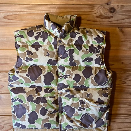 cabela's reversible waterfowl down vest