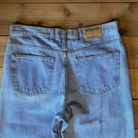 eddie bauer washed denim pants