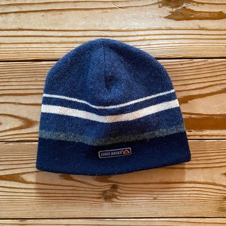 eddie bauer striped wool beanie
