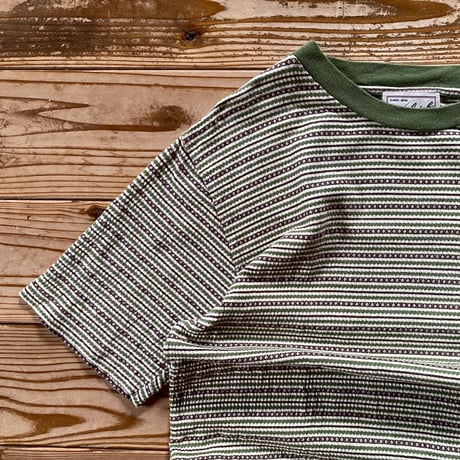 woolrich jacquard striped tee