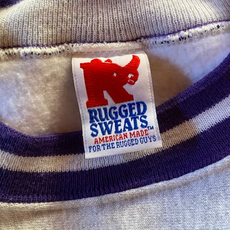 RUGGED SWEATS lib line reverse weave sweat
