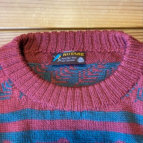 KATARE sheep reef pattern knit