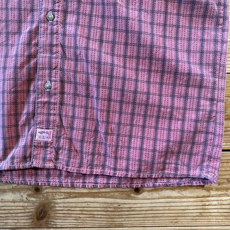 gramicci overdye check shirt