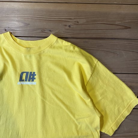 ALPHANUMERIC logo tee