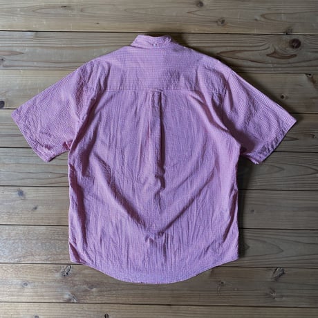 eddie bauer seersucker check shirts