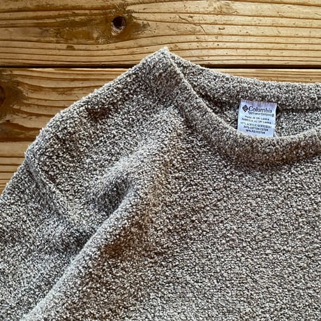Columbia cut off pile sweat