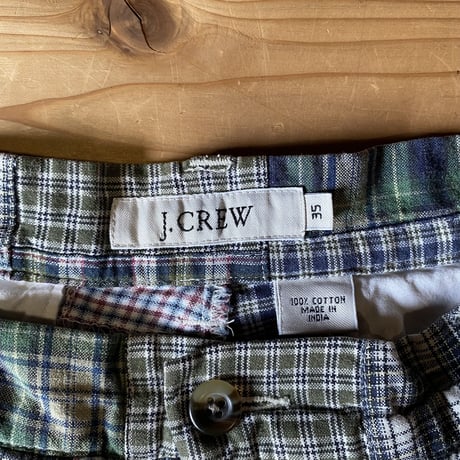 J.CREW patchwork shorts