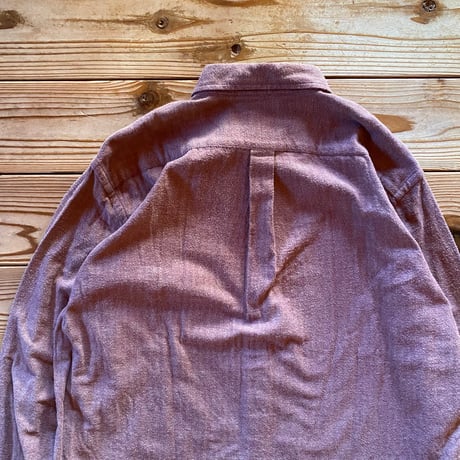 lands'end herringbone flannel shirt