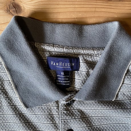 VAN HEUSEN border polo shirts