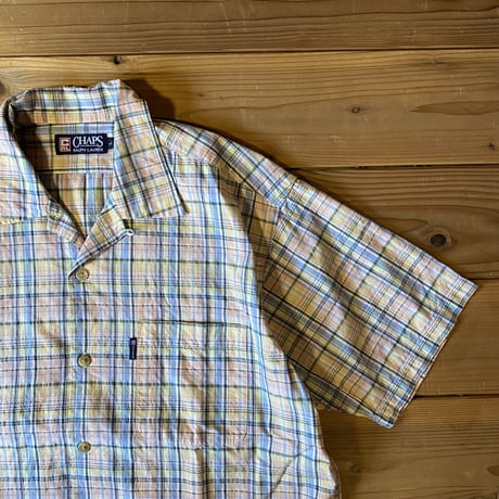 CHAPS Ralph Lauren open collar shirts