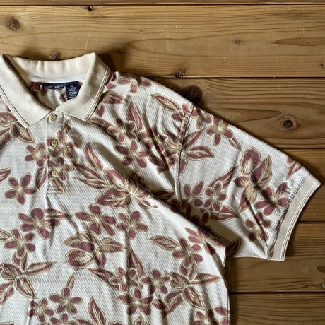 Cherokee flower pattern print polo shirts