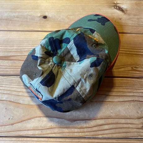 stussy outdoors woodland camo logo cap