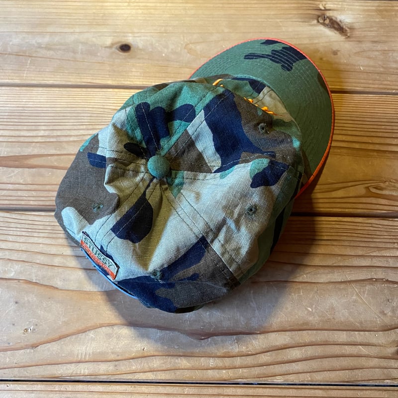 stussy outdoors woodland camo logo cap | UMU