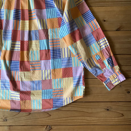 J.CREW printed patchwork shirts