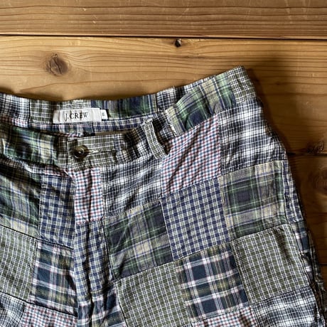 J.CREW patchwork shorts