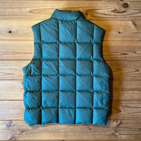 eddie bauer block quilt goose down vest