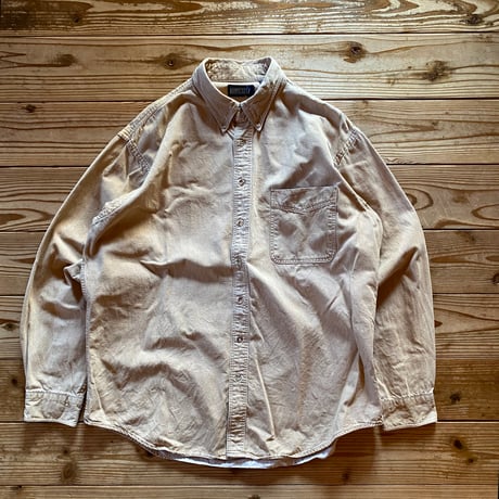 lands'end denim B.D shirt
