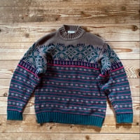 eddie bauer moc neck cotton knit