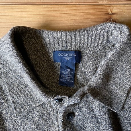 DOCKERS knit polo shirt