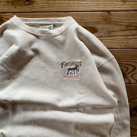 FIELDMASTER DOG embroidery sweat