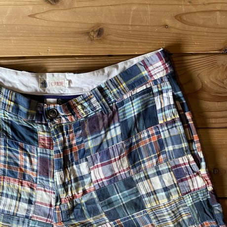 J.CREW patchwork shorts