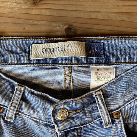 GAP 『original fit』 fade denim pants