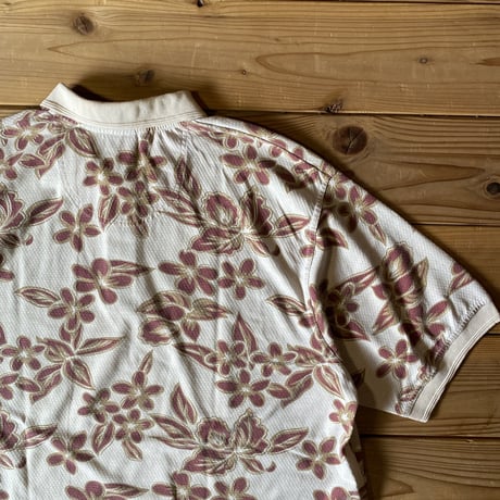 Cherokee flower pattern print polo shirts