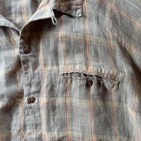patagonia check hemp shirt