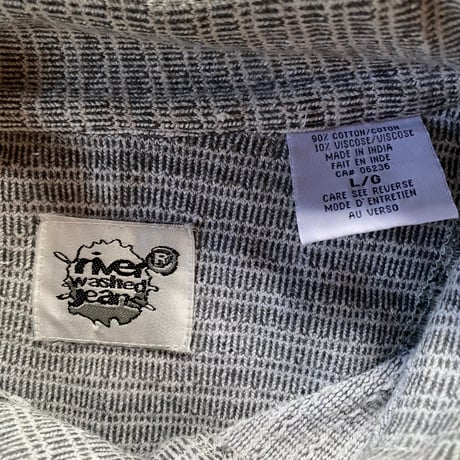 river washed jeans jacquard polo shirt