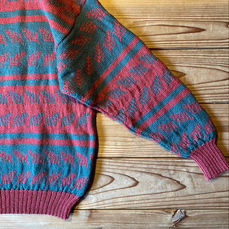 KATARE sheep reef pattern knit