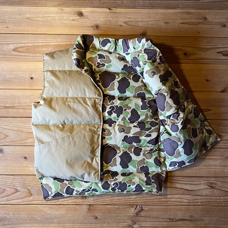 cabela's reversible waterfowl down vest