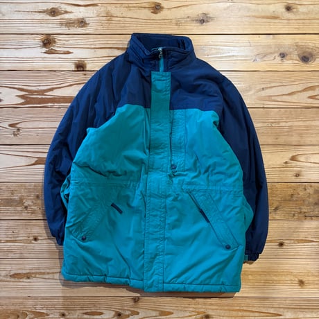 lands'end 2tone puff jacket