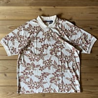 Cherokee flower pattern print polo shirts