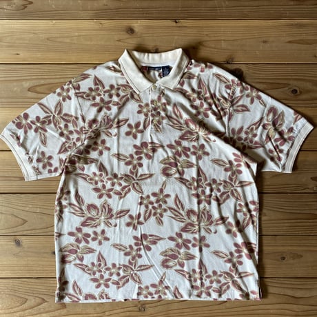 Cherokee flower pattern print polo shirts