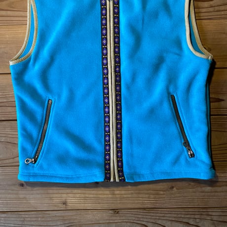 alf tyrolean polartec fleece vest