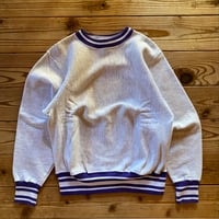 RUGGED SWEATS lib line reverse weave sweat