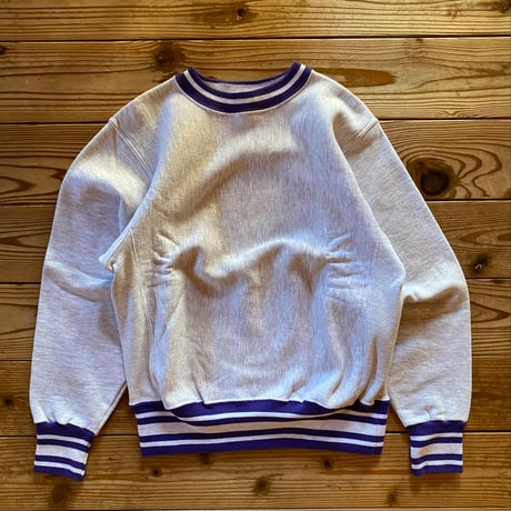 RUGGED SWEATS lib line reverse weave sweat