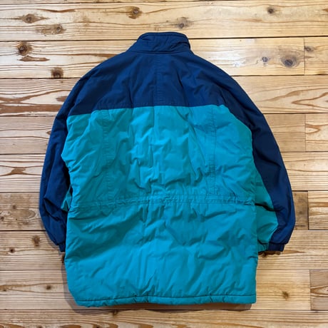 lands'end 2tone puff jacket