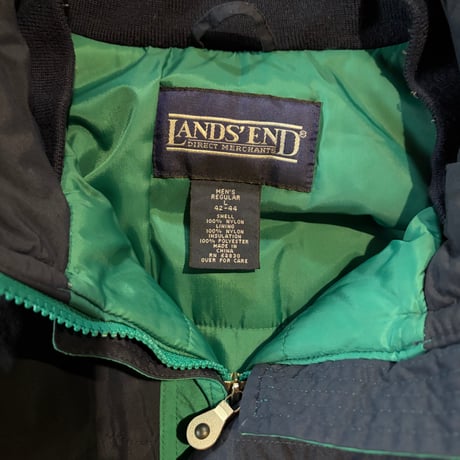 lands'end 2tone puff jacket