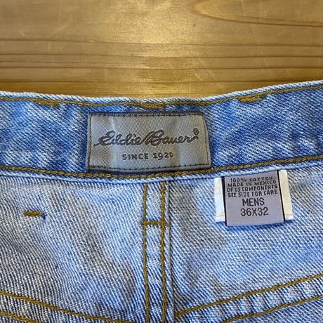 eddie bauer washed denim pants