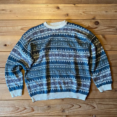 TT & CO fair isle knit
