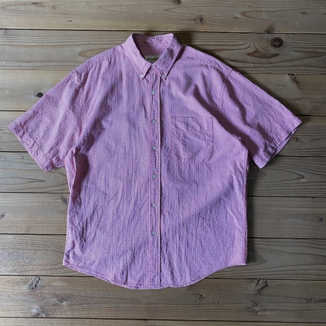 eddie bauer seersucker check shirts
