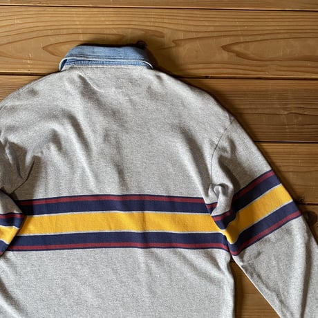 barbarian denim collar rugby shirts